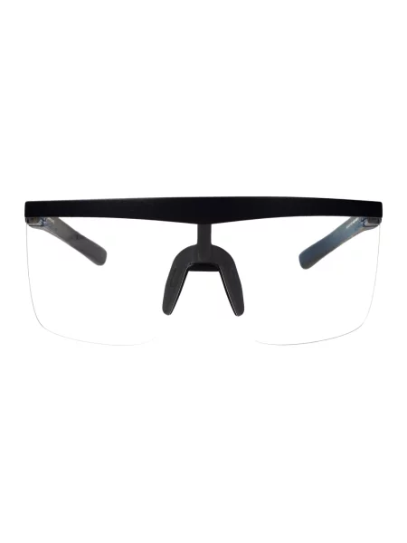 Lniane okulary przeciwsłoneczne Mykita czarne