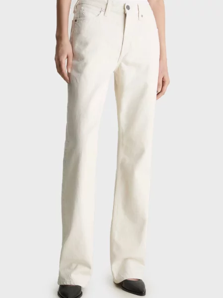 Джинси кльош Calvin Klein білі