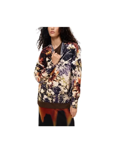Sweter Desigual w kamuflażu
