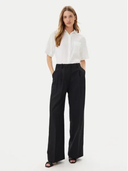 Tommy Hilfiger Kalhoty z materiálu černá