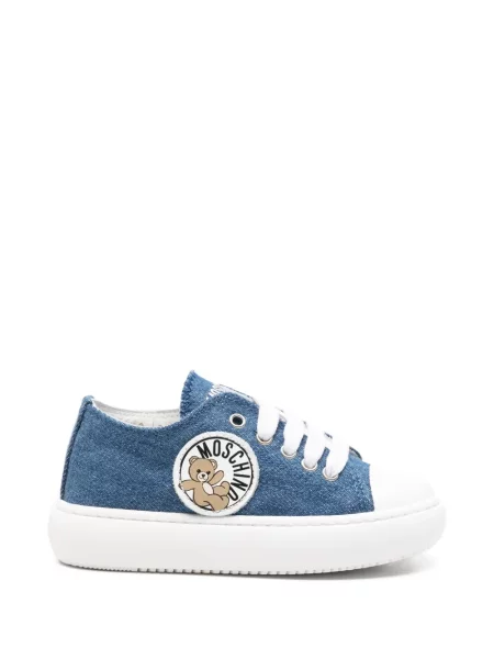 Sneakersy dziecięce Moschino niebieskie