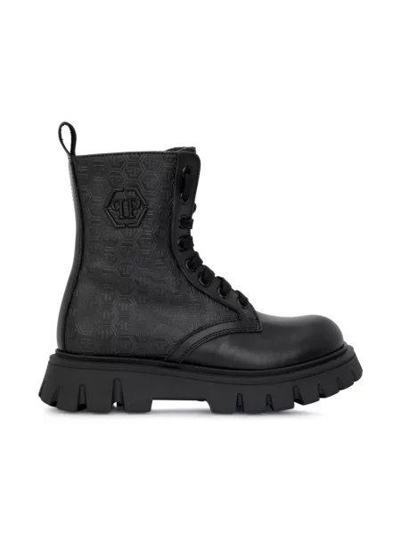 Botki dziecięce Philipp Plein czarne