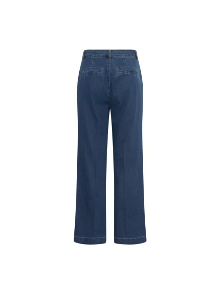 Szerokie jeansy My Essential Wardrobe niebieskie