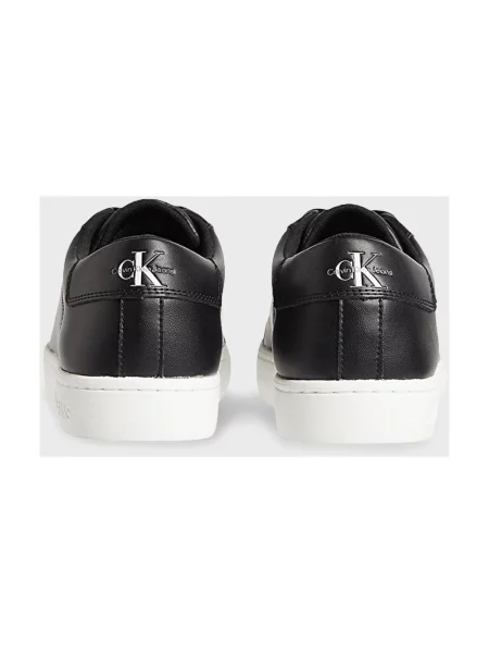 Trampki Calvin Klein Jeans skórzane czarne