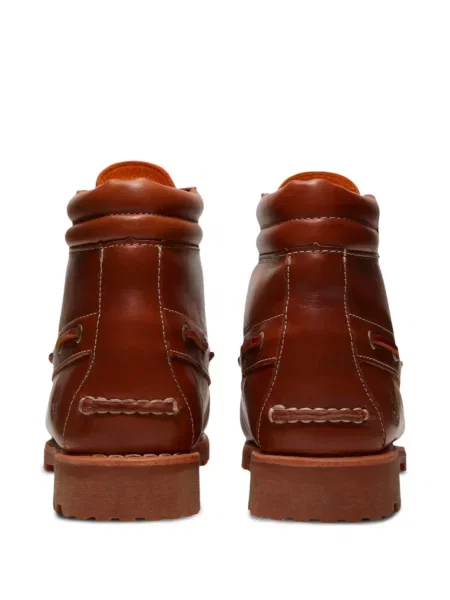 Μποτάκια αστραγάλου Timberland με κορδόνια με δαντέλα καφέ