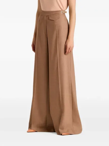 Pantaloni palazzo Kiton roz