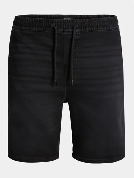 Jack&Jones Дънкови шорти Chris черен