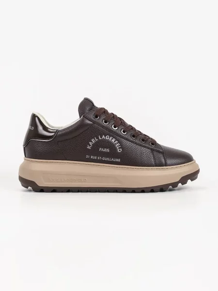 Karl Lagerfeld Kapri sneakers pentru bărbați din piele negru