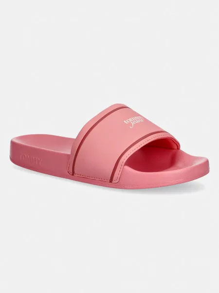 Tommy Jeans pantofle TJW POOLSLIDES růžové