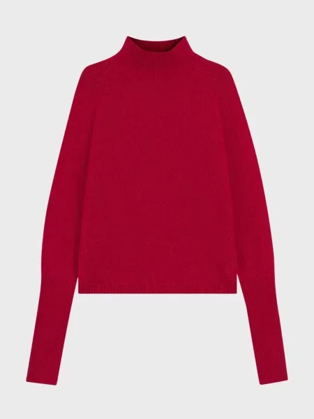 Вовняна водолазка Hugo червона