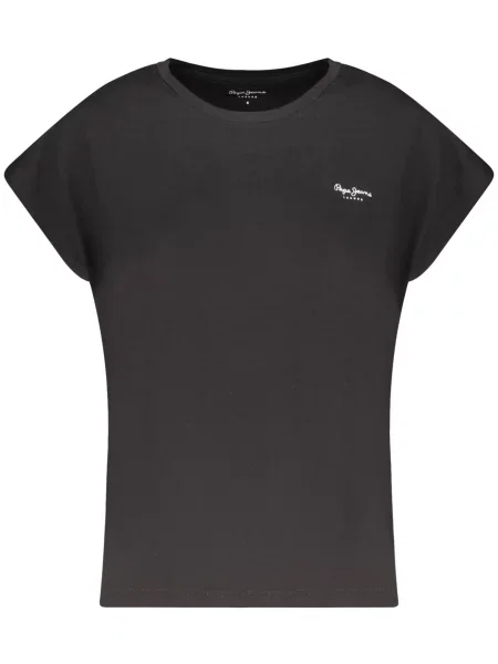 Tricou Pepe Jeans scurt negru