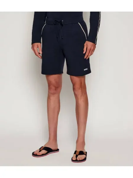 BOSS BLACK Pantaloni scurți de pijama Unique negru