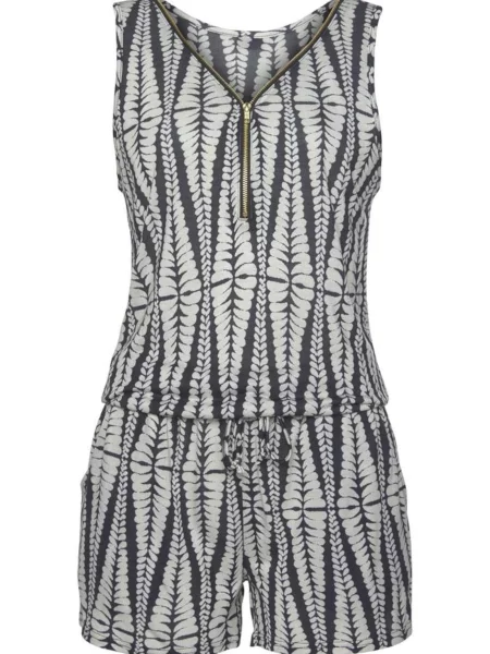 LASCANA Salopeta nisipiu / închis gri