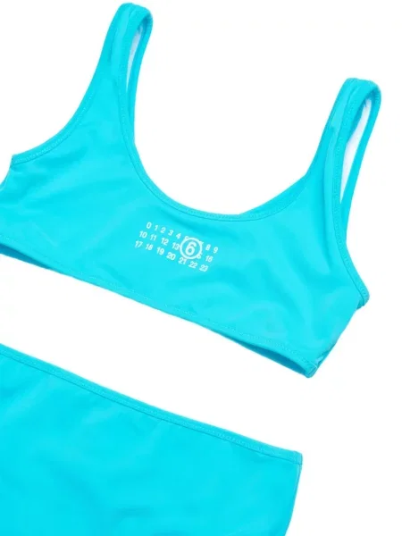 Bikini dziecięce Mm6 Maison Margiela niebieskie