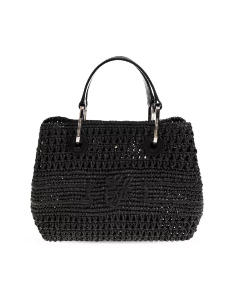 Torebka Emporio Armani skórzana czarna