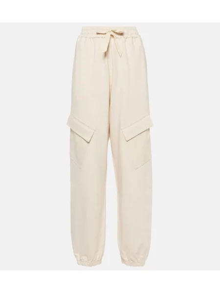 Pantaloni cargo Jil Sander din jerseu