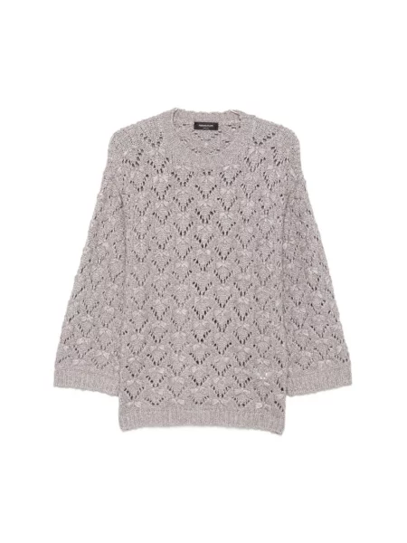 Sweter Fabiana Filippi szary