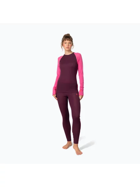 Set de lenjerie termoactivă pentru femei KARI TRAA Kaia wine