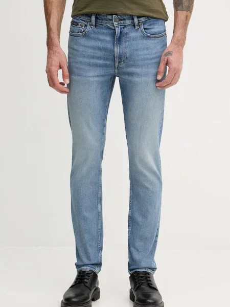 Calvin Klein blugi slim fit pentru bărbați albastru