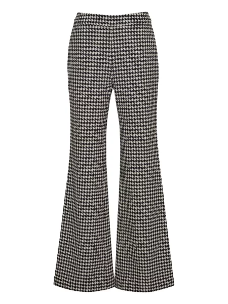 Παντελόνι Cara Cara houndstooth μαύρο
