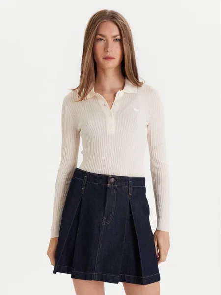 Lacoste Pulover Écru