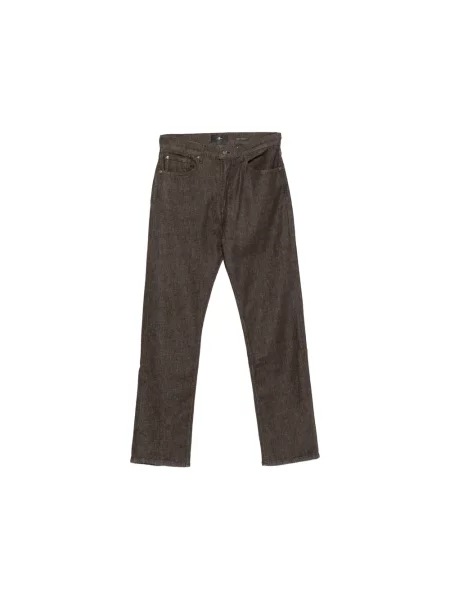 Jeansy 7 For All Mankind brązowe