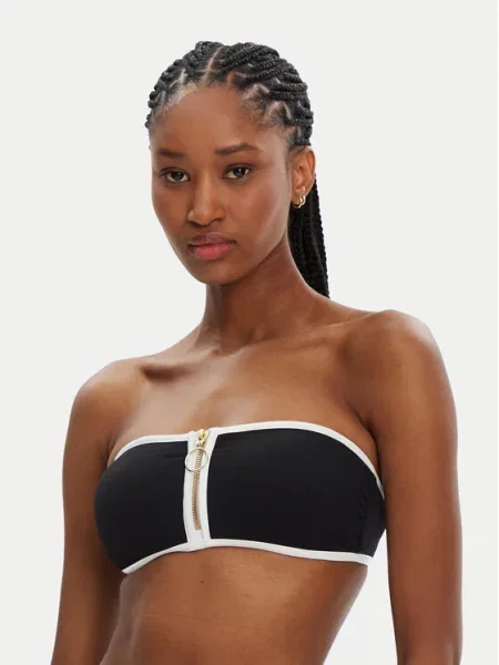 Seafolly Góra od bikini Beach Bound czarny