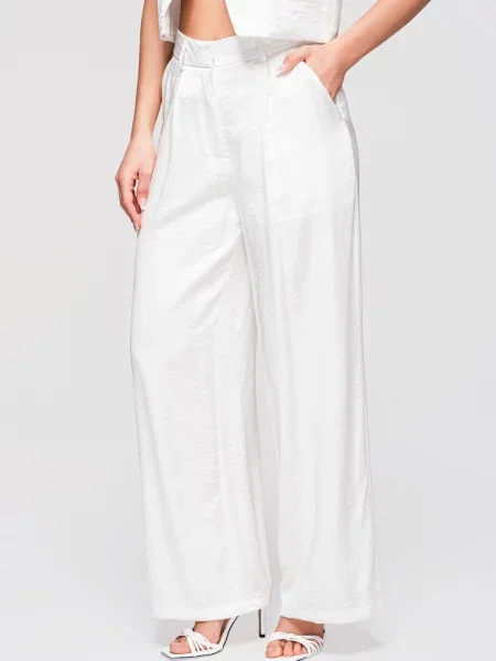 Pantaloni Edoti alb