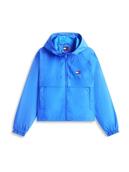 Tommy Jeans Geacă de primăvară-toamnă ESSENTIAL albastru / bleumarin / roșu alb