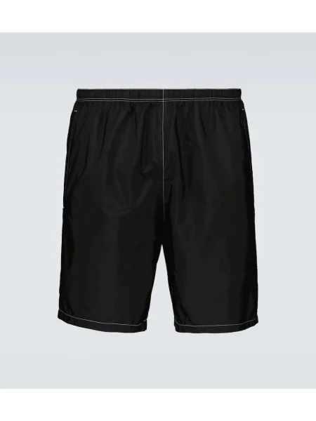 Plavalne hlačke Prada črna