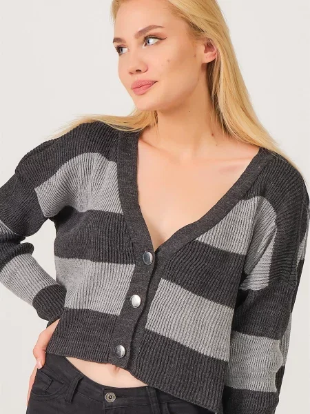 Pulover Dewberry gri