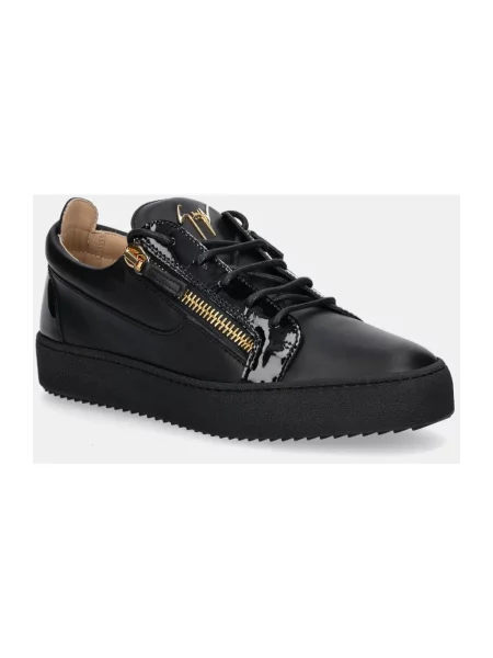 Sneakersy Giuseppe Zanotti skórzane czarne