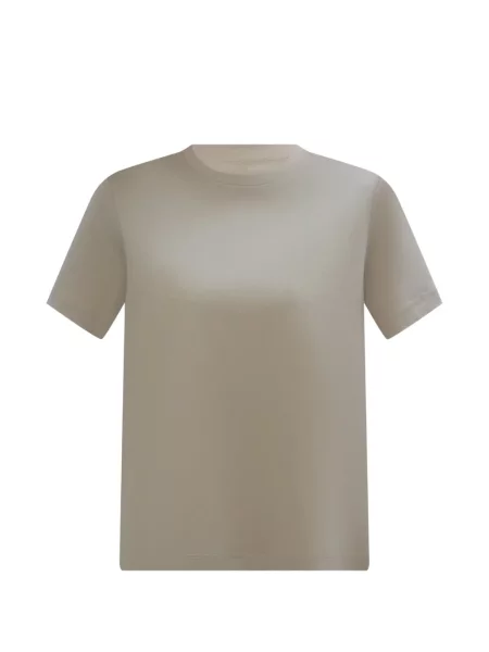 Tricou Max Mara cu broderie gri
