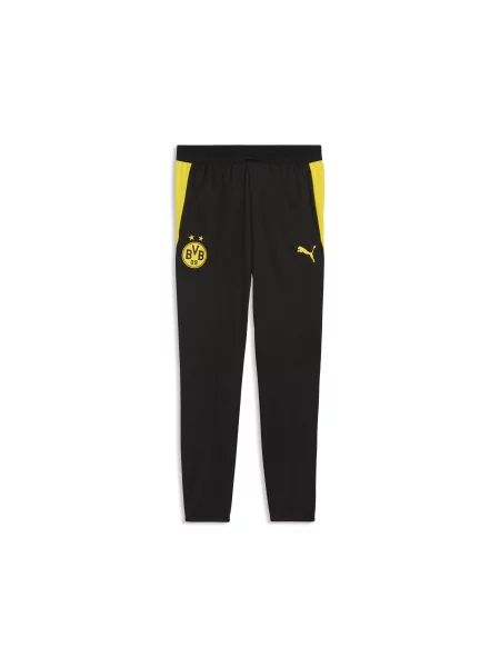 PUMA MÄ™skie spodnie treningowe Borussia Dortmund o dopasowanym kroju Akcesoria S czarny