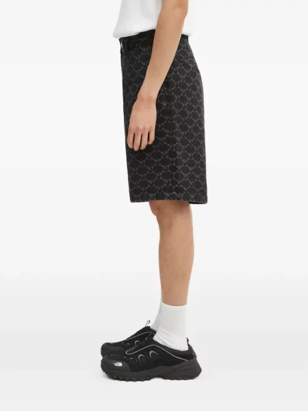 Pantaloni scurți din denim A Bathing Ape® negru