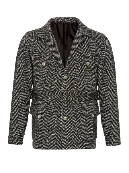 Antioch Prijelazni kaput Budapeşte crna bijela