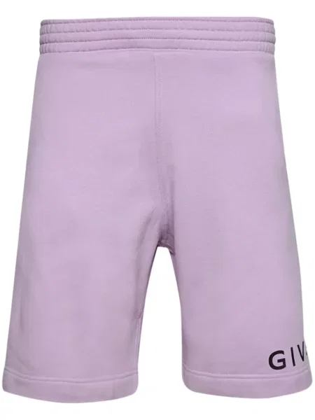 Pantaloni scurți Givenchy cu imagine violet
