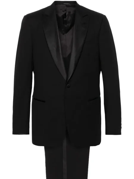 Costum Giorgio Armani de lână de costum negru