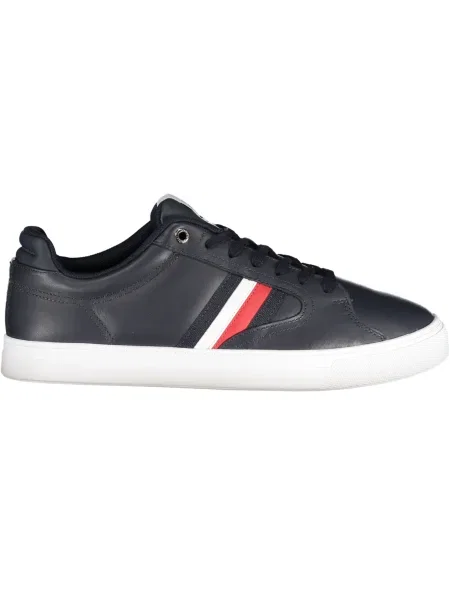 Teniși Tommy Hilfiger cu toc jos cu dungi