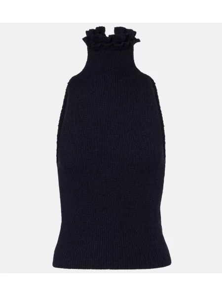 Heláncă Alaïa de lână albastru