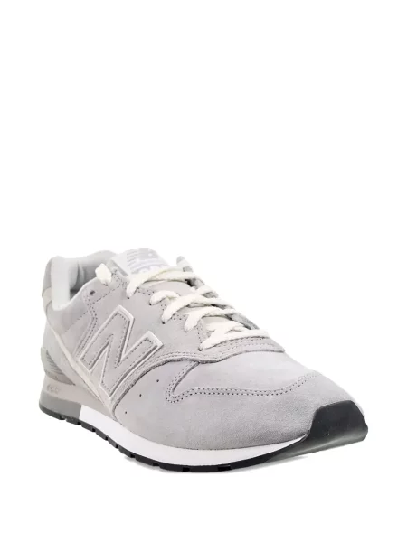 Papuci New Balance din piele de căprioară negru