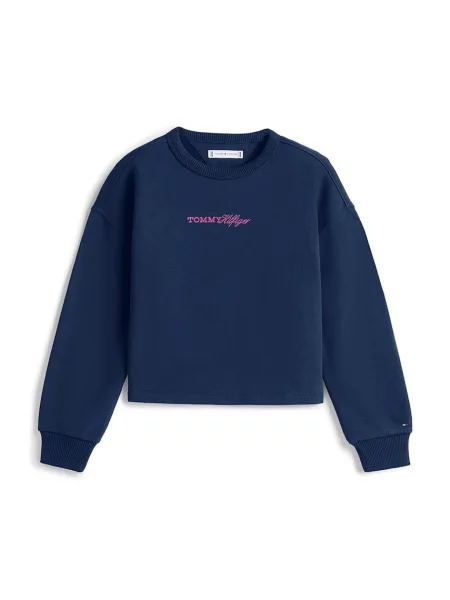 Tommy Hilfiger dukserica za djecu od pamuka plava