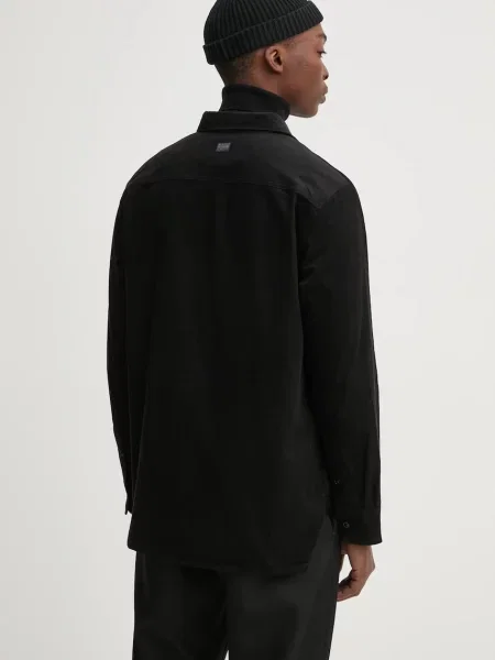 Košile G-Star Raw regular s klasickým límcem černá