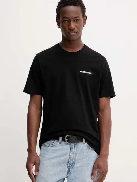 Tričko Guess Jeans čierna