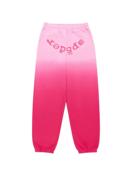 Pantaloni Sp5der alergare roz