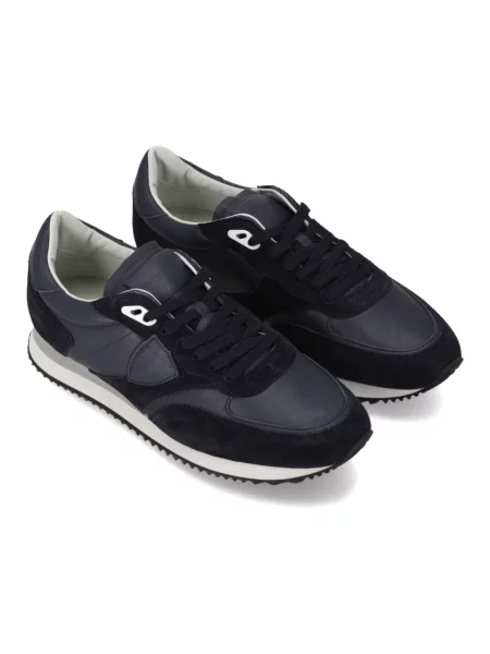 Buty do biegania Philippe Model skórzane do biegania niebieskie