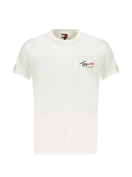 Tricou Tommy Hilfiger cu imagine alb
