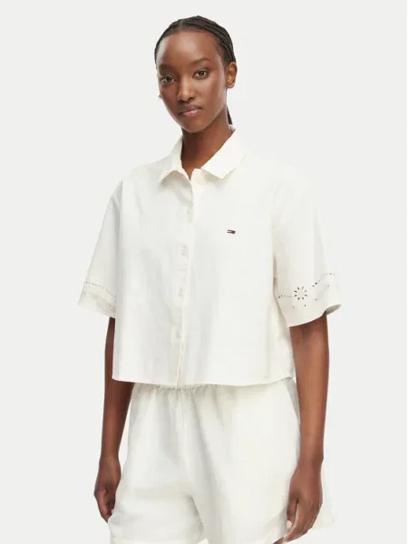 Tommy Jeans Srajca Kremna