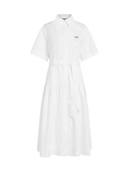 Karl Lagerfeld Dolga srajca bela