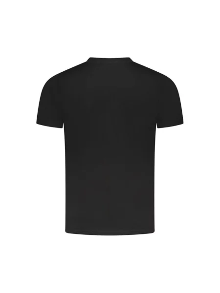 Koszulka Cavalli Class z nadrukiem biznesowa czarna